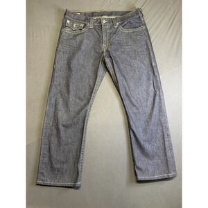 Vintage True Religion Ricky Jeans Men's Size 38 Blue Straight Made in USA